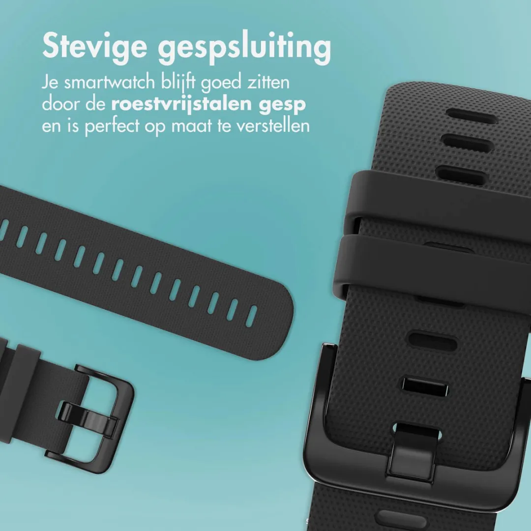 Imoshion Siliconen Sportband 20mm - Zwart