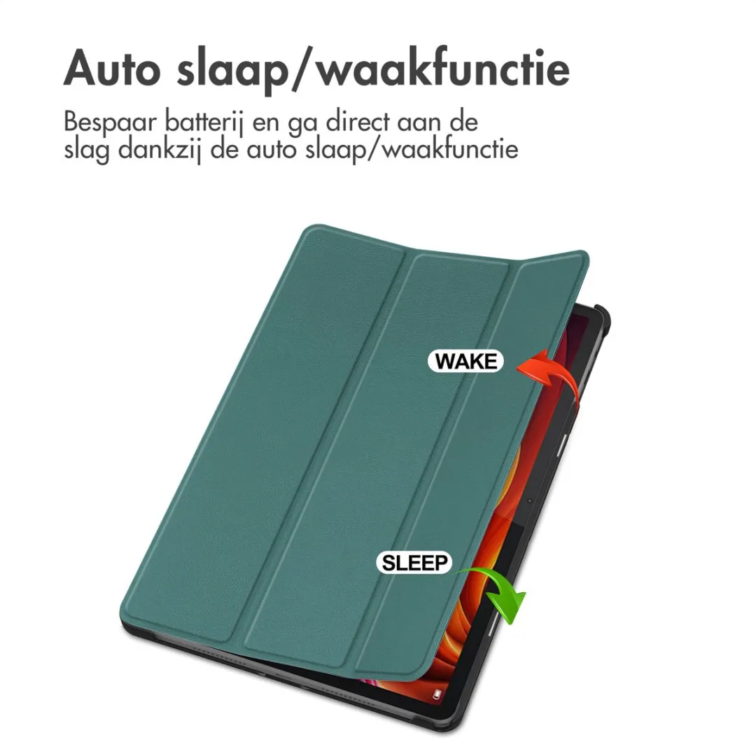 Imoshion SH00085507 Tablethoes - Donkergroen - Trifold Bookcase