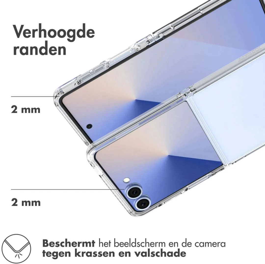Accezz Xtreme Impact Backcover 2.0 Hoesje - Samsung Galaxy Z Flip 7 - Transparant
