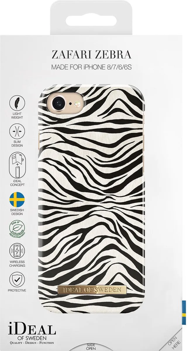 iDeal of Sweden Fashion Case Zebra iPhone 8/7/6/6S - IDFCAW19-I7-153