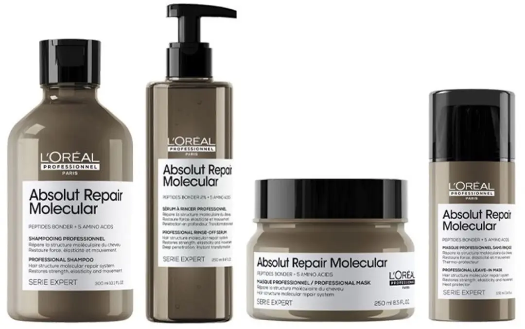 L'Oréal Professionnel Absolut Repair Molecular Shampoo 300ml + Serum 250ml + Ma