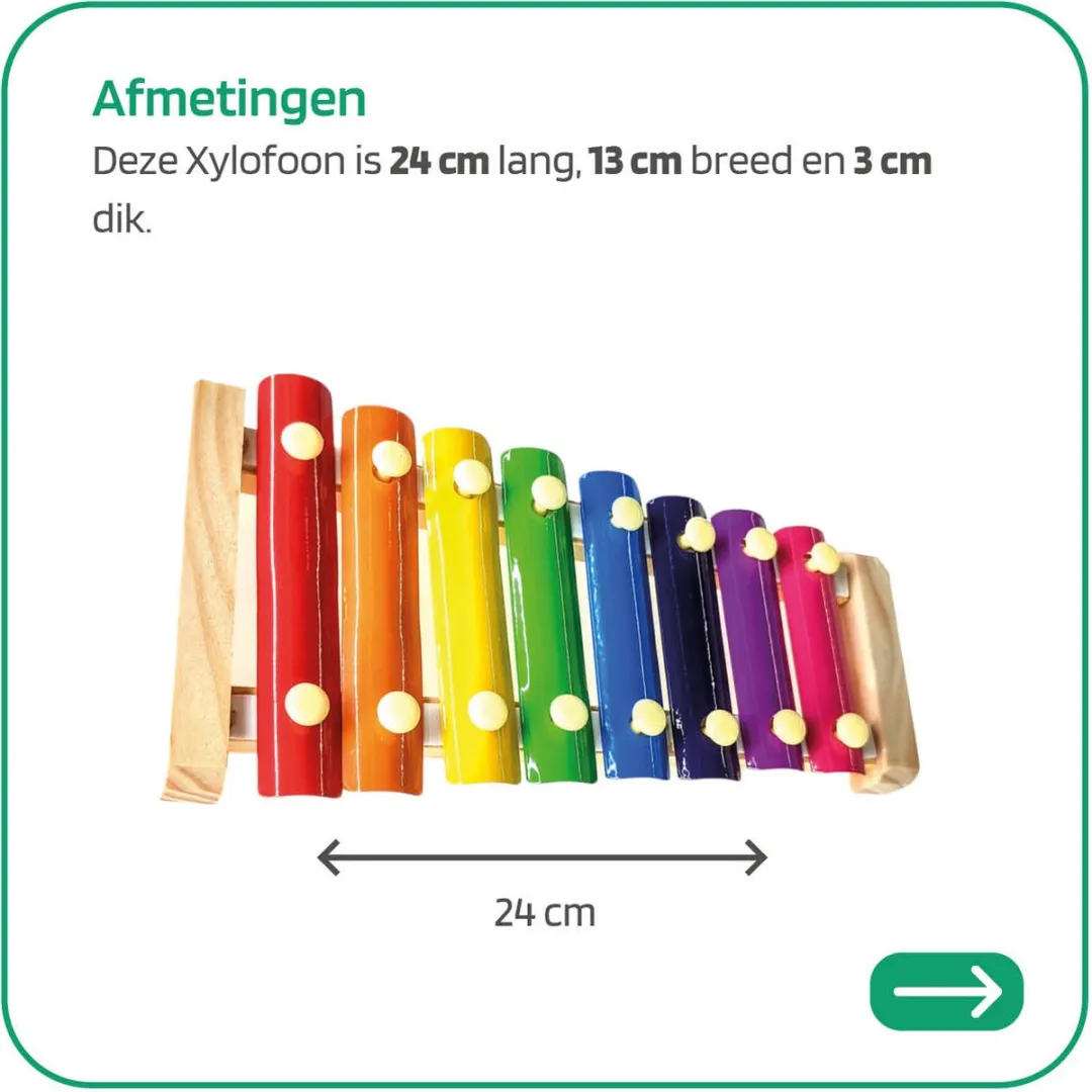 Jobber Toys Xylofoon Houten Speelgoed - Multicolor