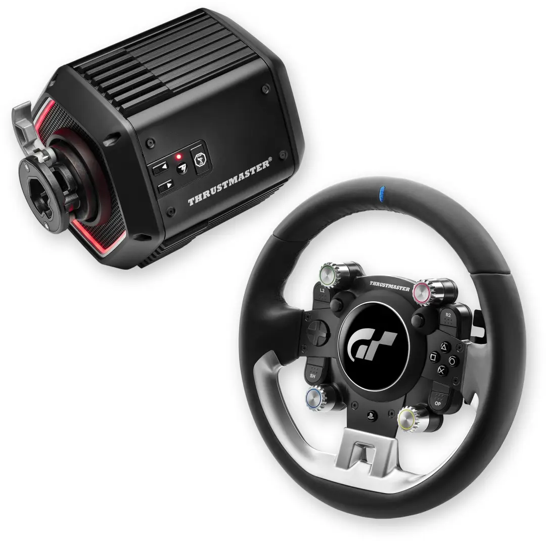 Thrustmaster T818 Black Edition + GT Wheel Add-On + Raceline Pedals III LC
