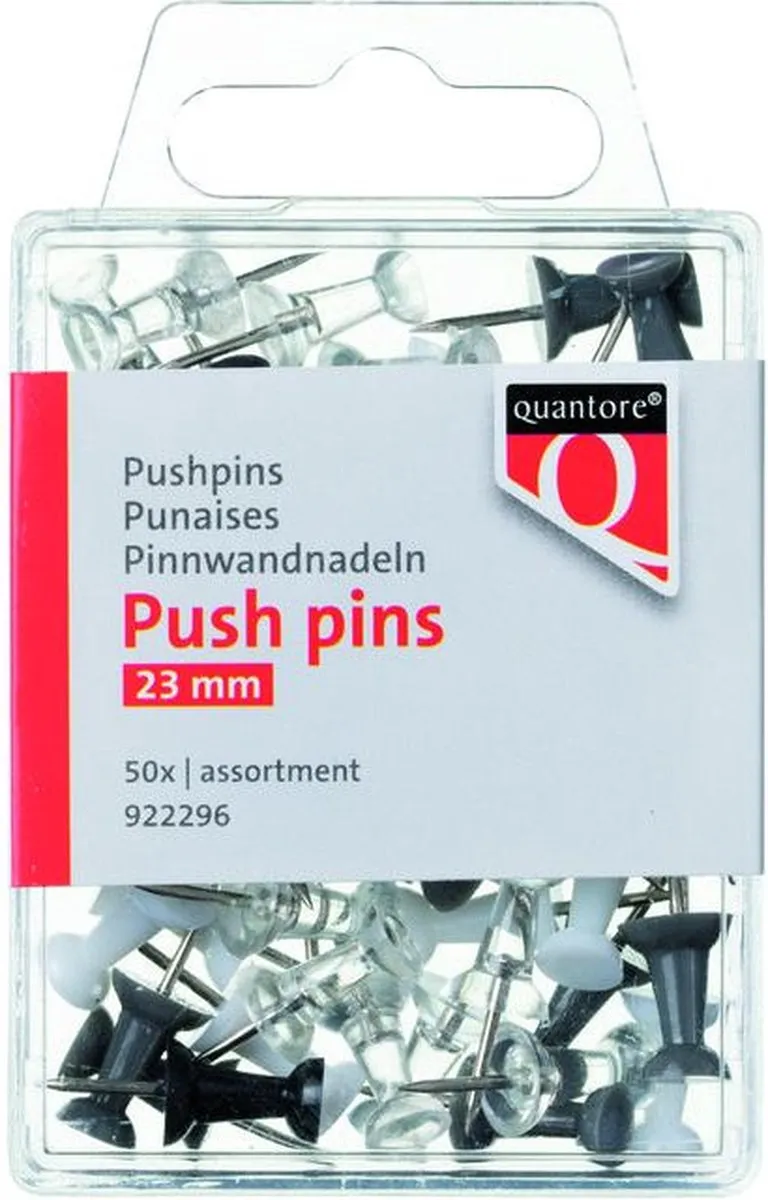 Quantore Push Pins Assorti