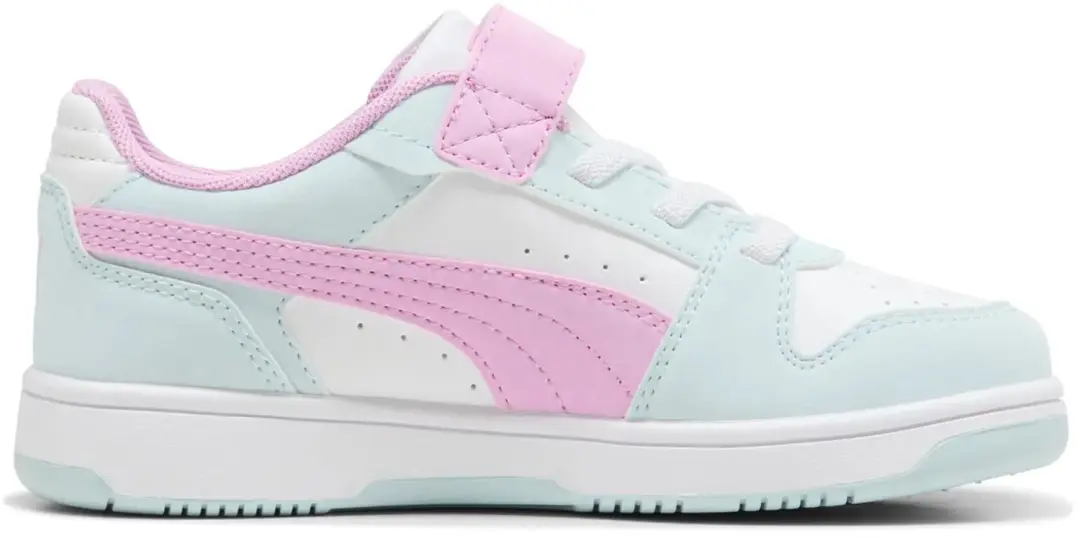 PUMA Rebound Slam Lo Faded Glow Kindersneakers - Blauw - afbeelding 3 van 6