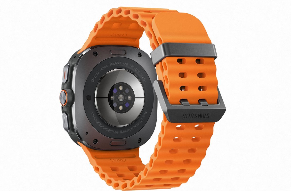 Samsung Galaxy Watch Ultra (2025) - Smartwatch - 47mm - E-simkaart - Titanium Gray + 1 jaar extra garantie