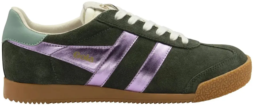 Suède damesschoenen Gola Elan Glitz