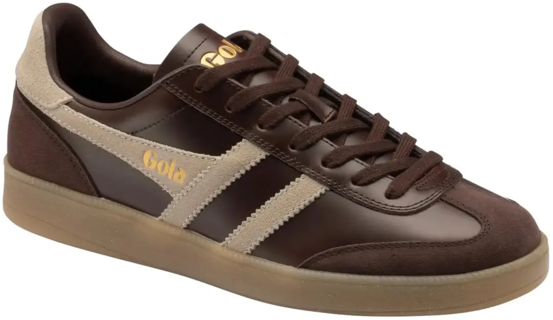 Gola Viper Serra Baskets - Dark Brown/Bone/Gum - afbeelding 6 van 6
