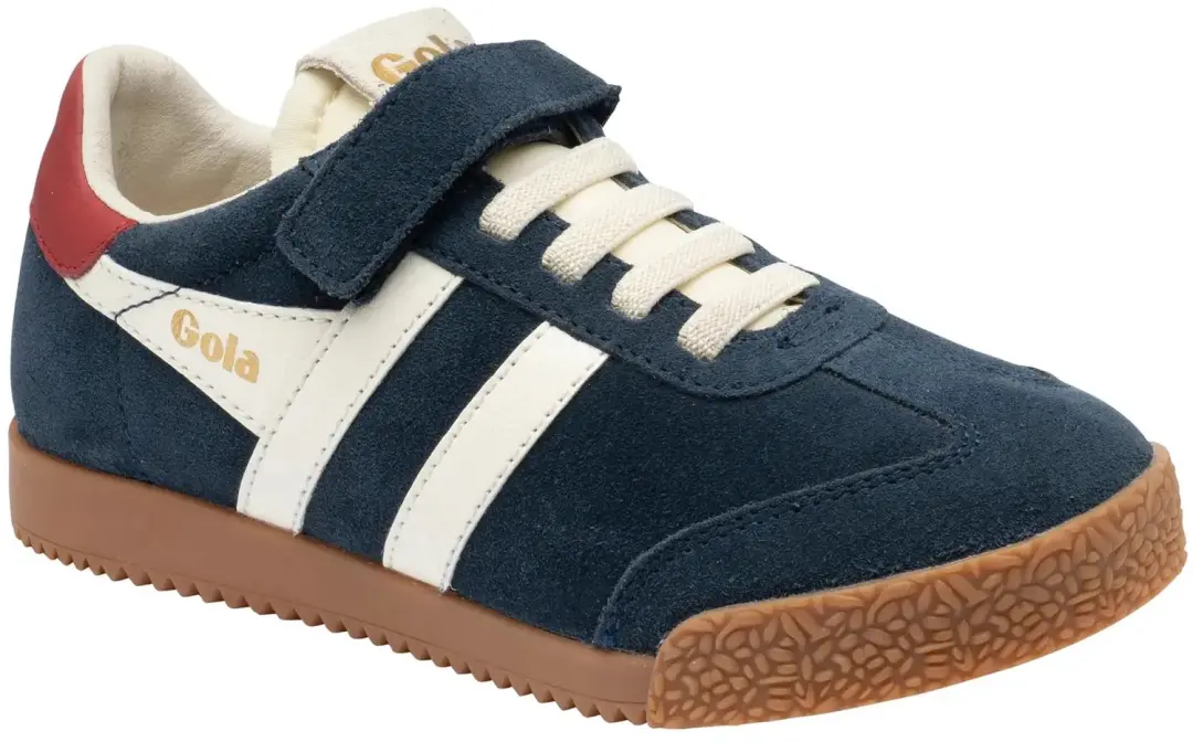 Gola Elan Strap Kinderschoenen - Navy/Off White/Red - afbeelding 2 van 6