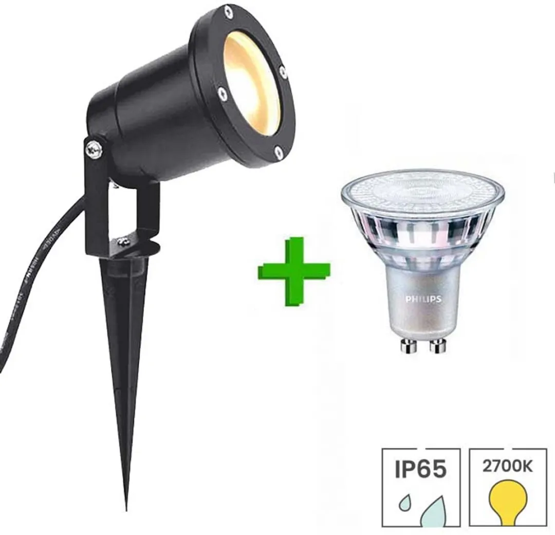 Lybardo Grondspot Buiten Tuinspot Philips GU10 4.6W
