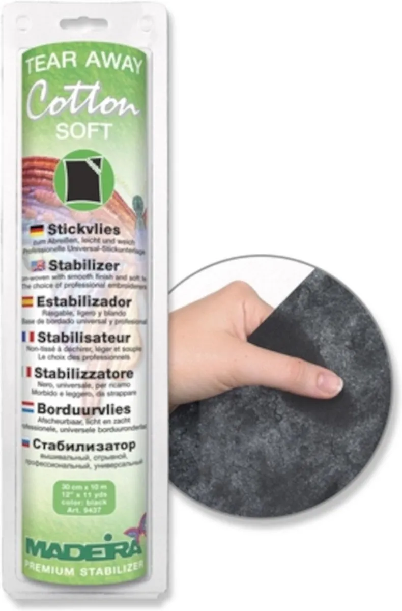 Madeira Cotton Soft Borduurvlies 30x10m