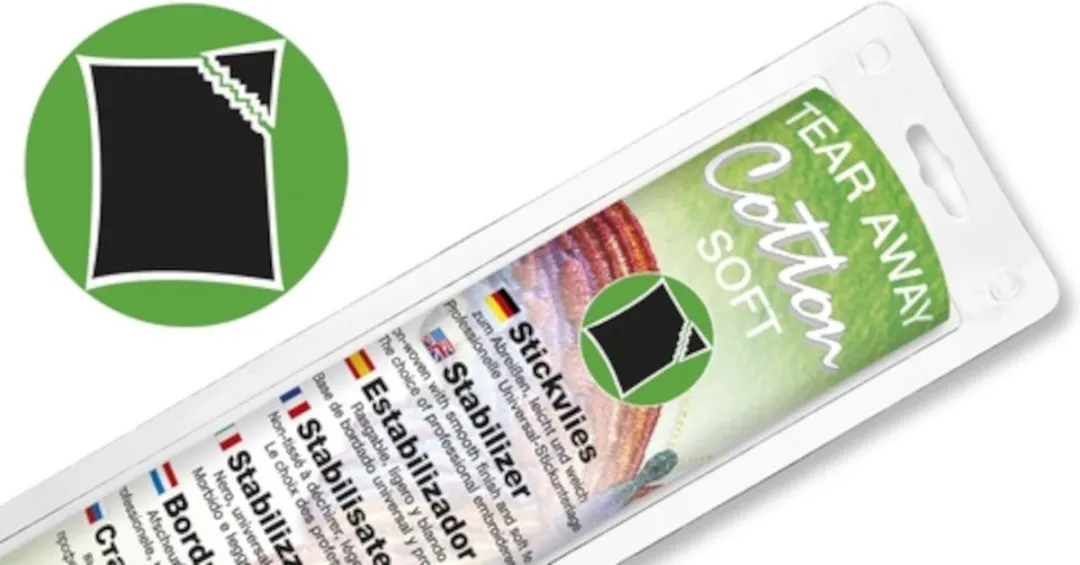 Madeira Cotton Soft Borduurvlies 30x10m - Zwart