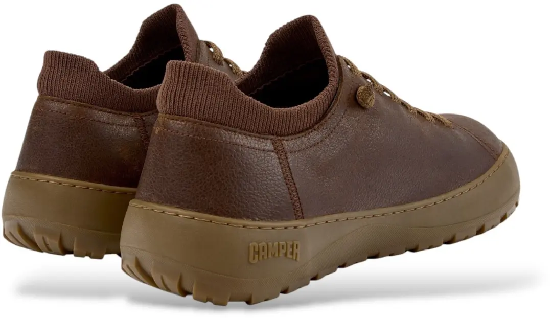 Camper Bruine leren Peu Serra-sneakers - afbeelding 4 van 6