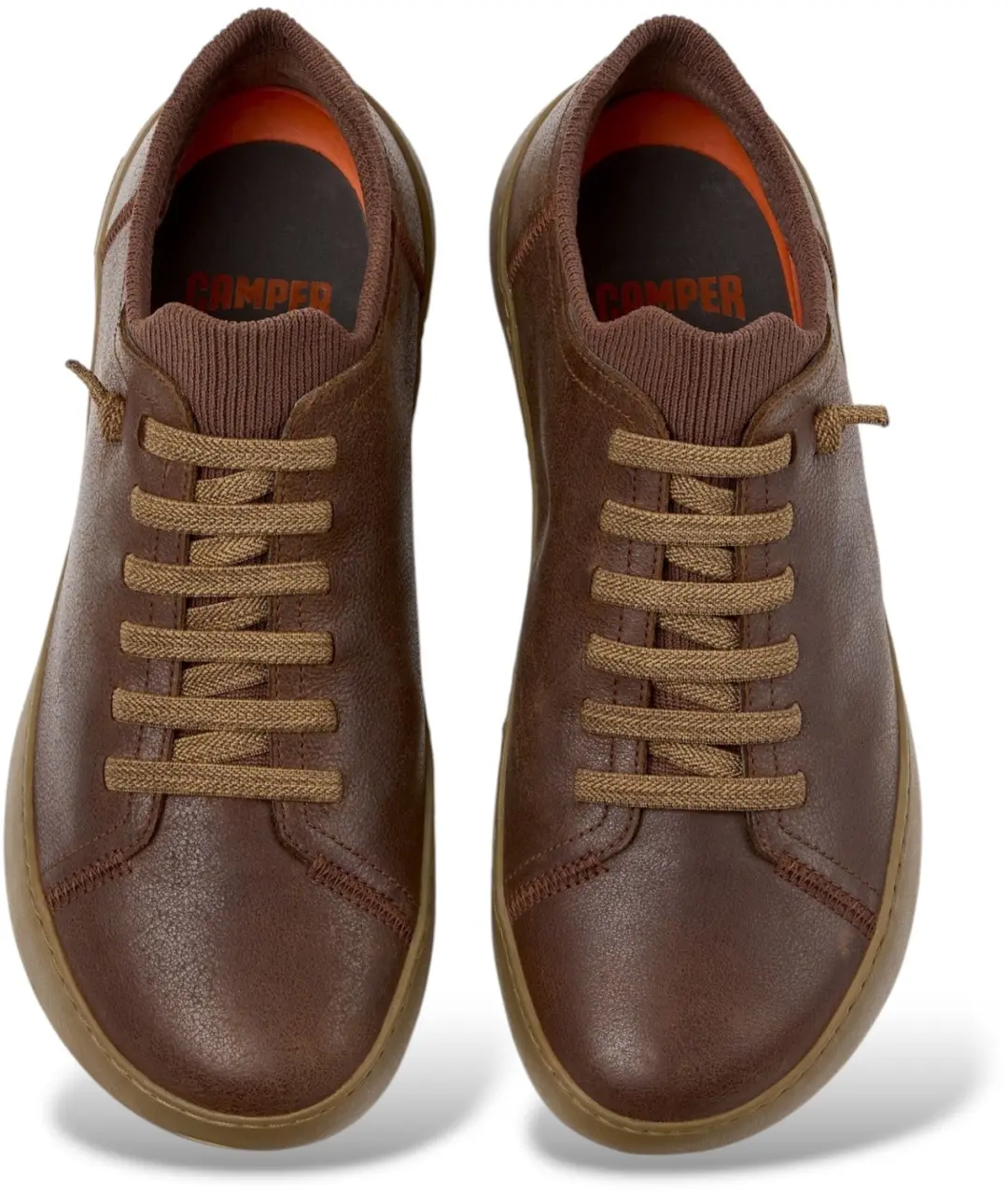 Camper Bruine leren Peu Serra-sneakers - afbeelding 2 van 6