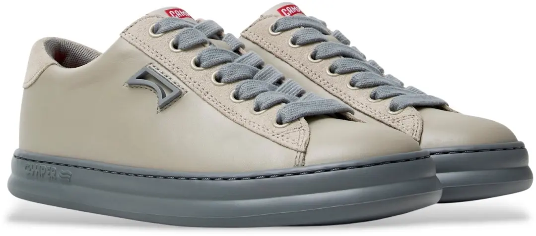 Camper Beige leren Runner-sneakers - afbeelding 2 van 6