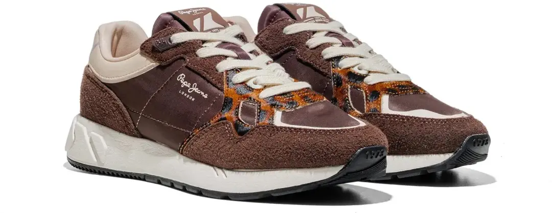 Pepe Jeans Marlon Fierce Dames Schoenen - Dark Mocca Brown - afbeelding 6 van 6