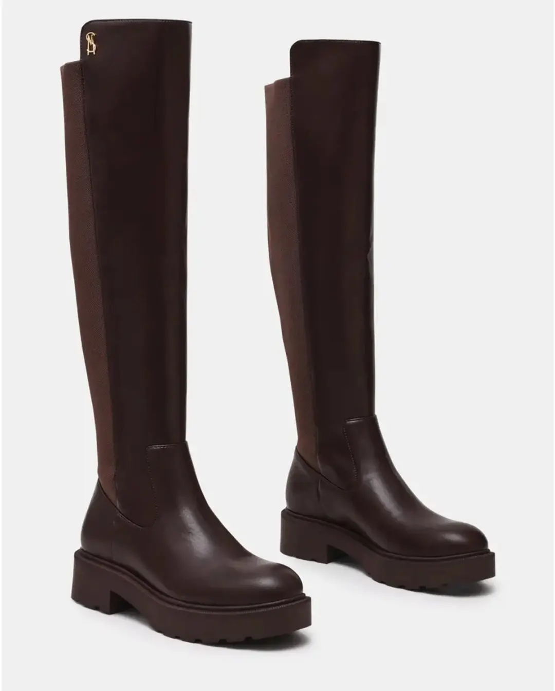 Steve Madden Axel Dames Laarzen - Zwart - afbeelding 6 van 6