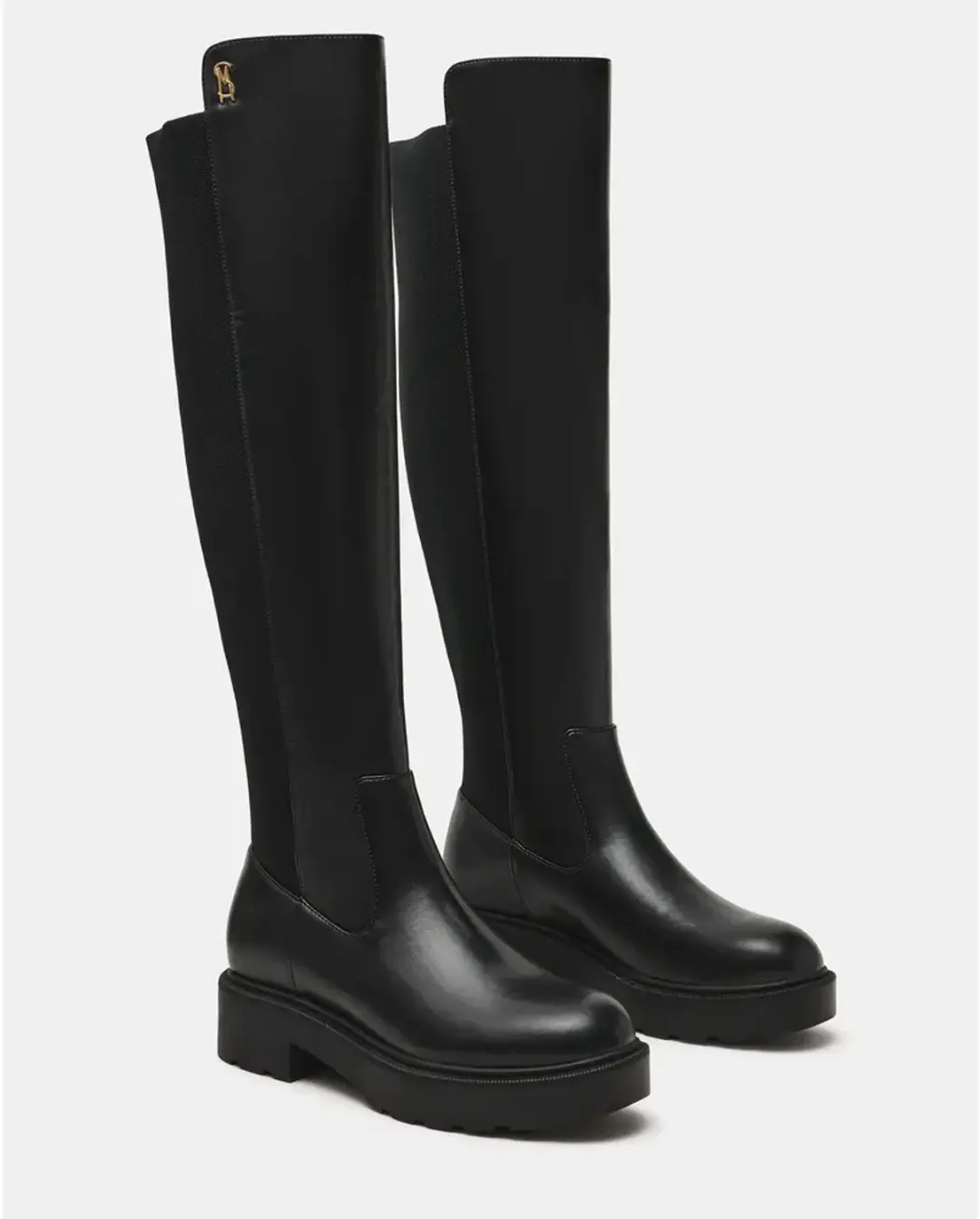 Steve Madden Axel Dames Laarzen - Zwart - afbeelding 4 van 6