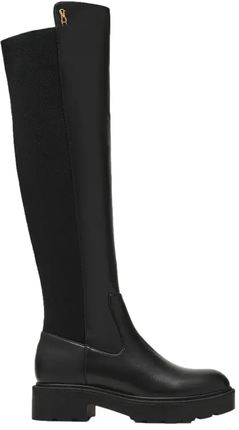 Steve Madden Axel Dames Laarzen - Zwart - afbeelding 3 van 6