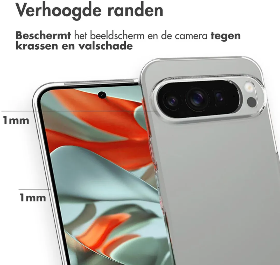 Accezz Hoesje Google Pixel 10 Pro XL - Transparant