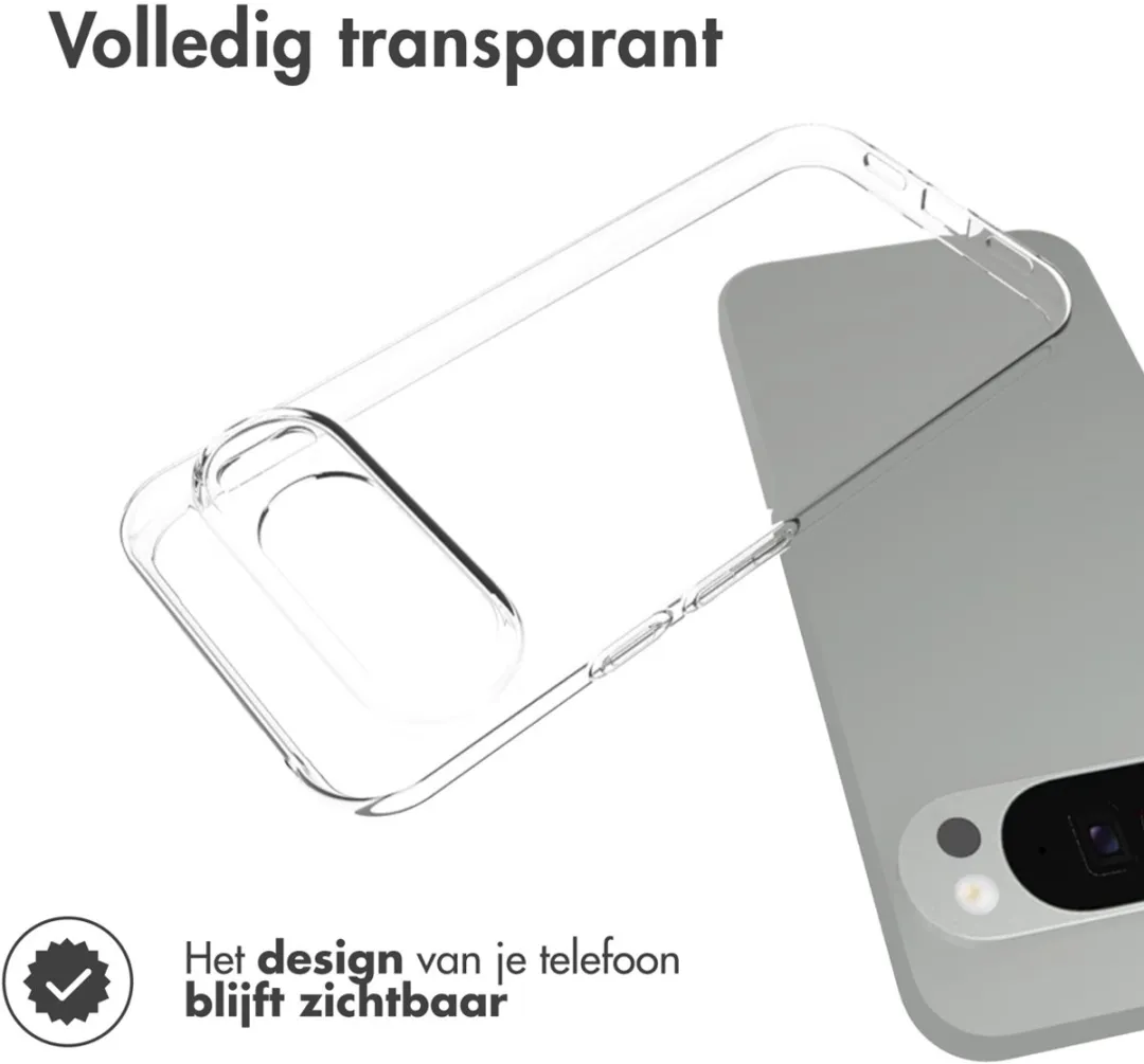 Accezz Hoesje Google Pixel 10 Pro XL - Transparant