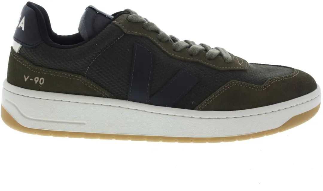 Heren Sneakers Veja Veja V-90 Olive Black Olijf