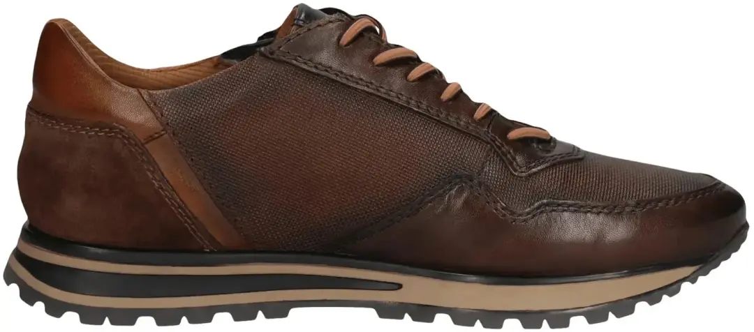 Bugatti Philip Leren Sneakers - Bruin - afbeelding 4 van 6