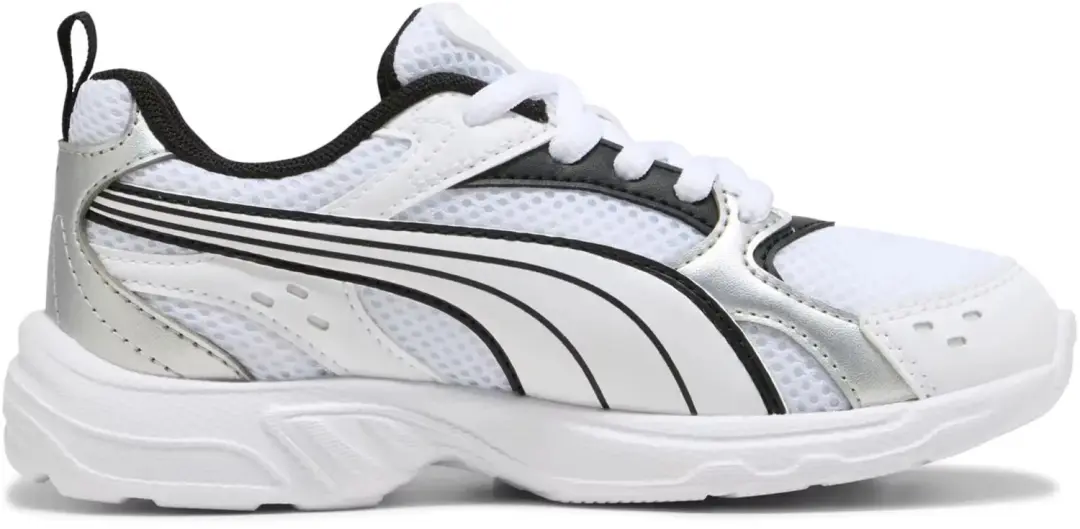 PUMA Mini Kunstleer Sneakers Kind - Wit/Roze - afbeelding 6 van 6