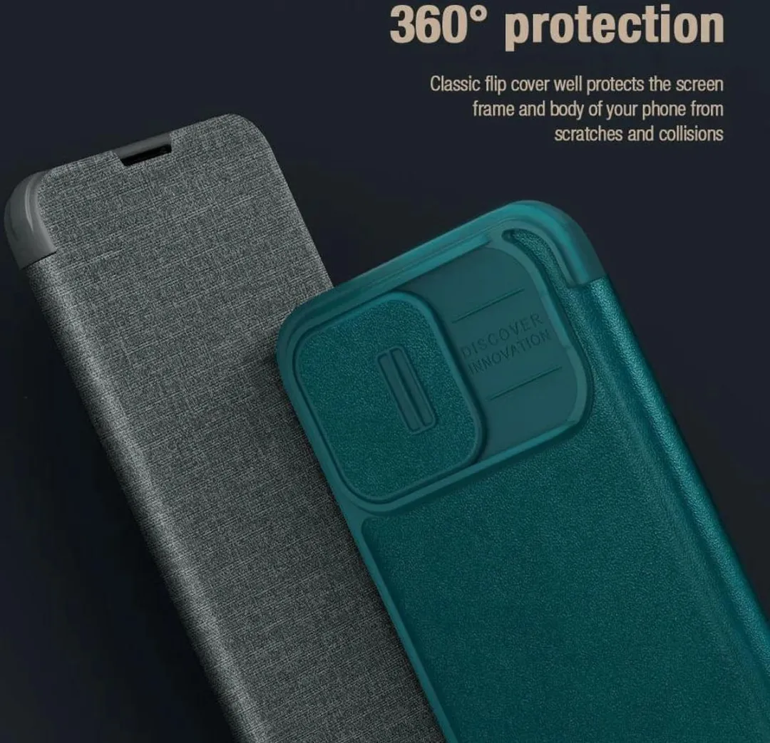 Nillkin CamShield Siliconen Hoesje iPhone 15 Pro Max - Paars