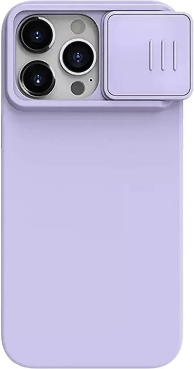 Nillkin CamShield Siliconen Hoesje iPhone 15 Pro Max