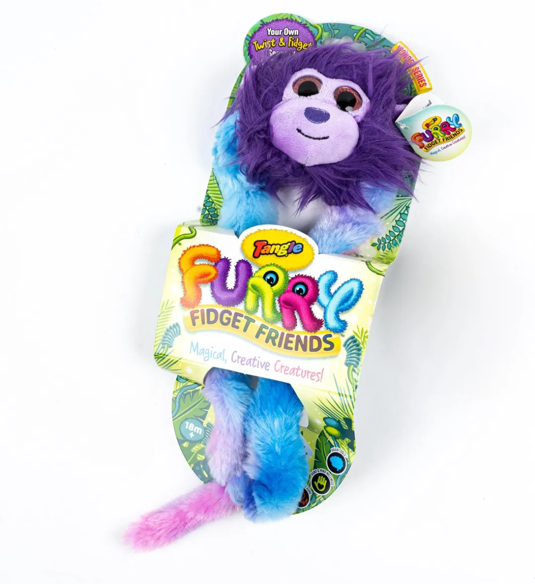 Tangle Toys Zonk The Monkey Fidget Toy - Zwart