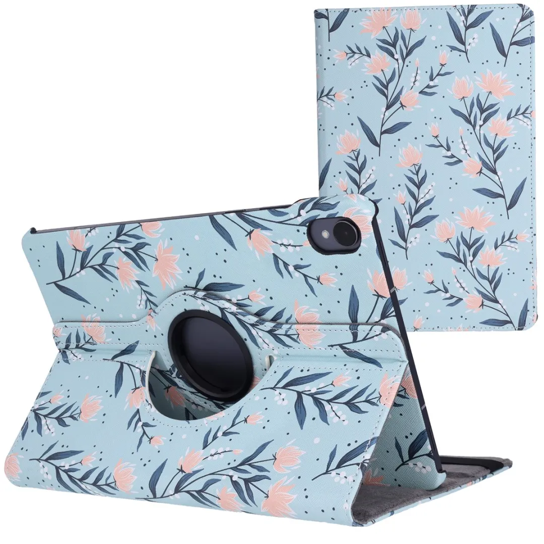 Imoshion SH00091679 Tablethoes - Samsung Galaxy Tab S11 - 360° Bookcase - Green Flowers