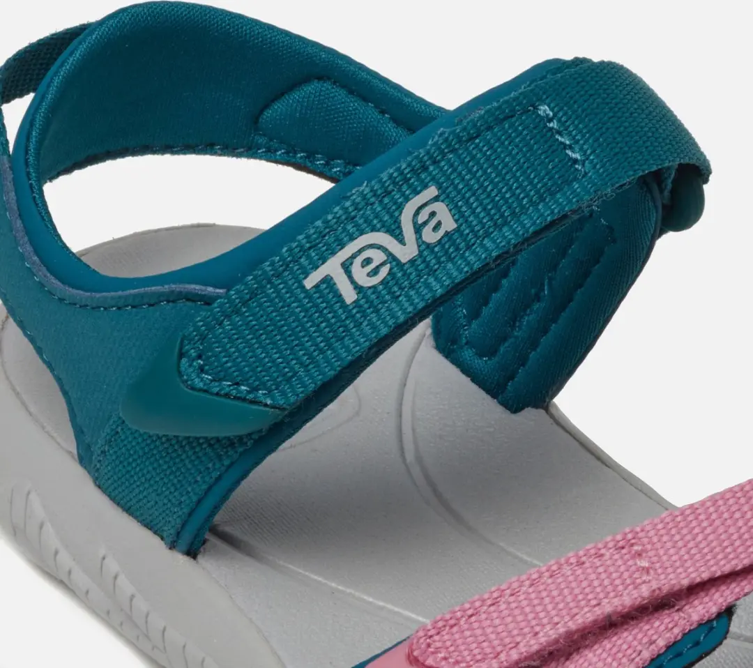 Teva K Tirra Kindersandalen - Blauw/Wit/Roze - Maat 28 - afbeelding 3 van 6