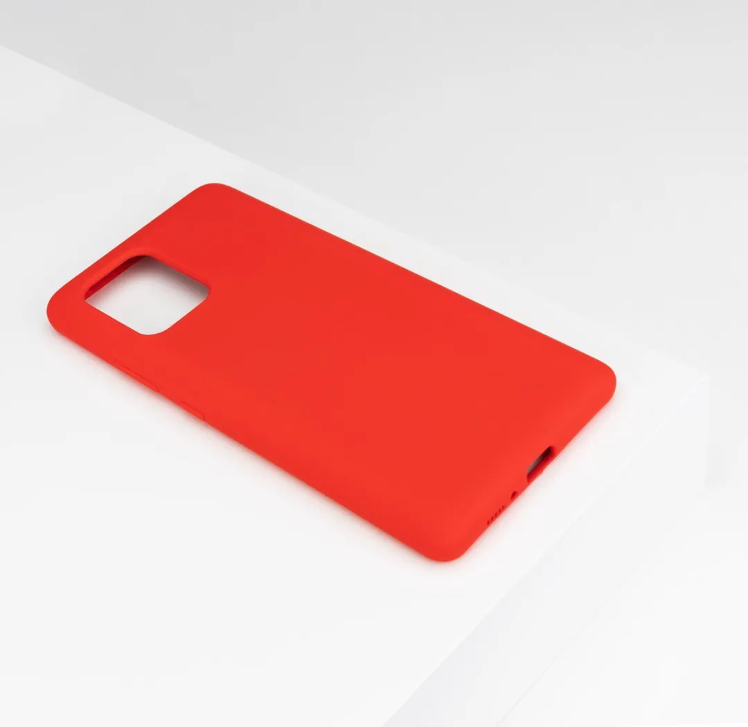 BMAX Siliconen Hoesje Samsung Galaxy S10 Lite - Rood - afbeelding 6 van 6