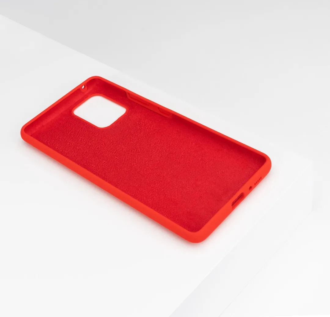 BMAX Siliconen Hoesje Samsung Galaxy S10 Lite - Rood