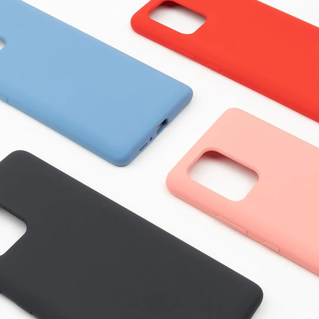 BMAX Siliconen Hoesje Samsung Galaxy S10 Lite - Rood