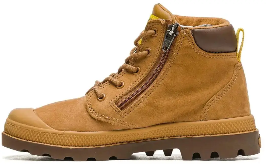Palladium Pampa Hi Cuff WP Kinderlaarzen - Bruin - afbeelding 2 van 4