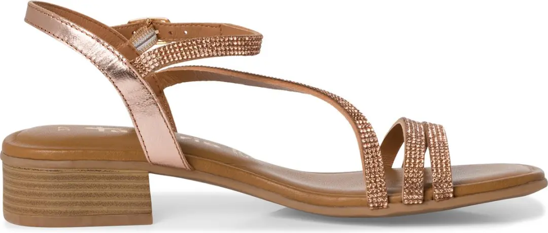 Tamaris Sandalen brons Leer