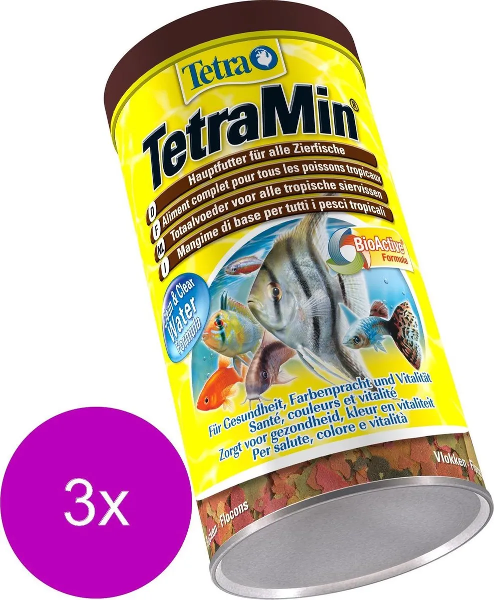 Tetra Tetramin Bio Active Vlokken - 3 Liter
