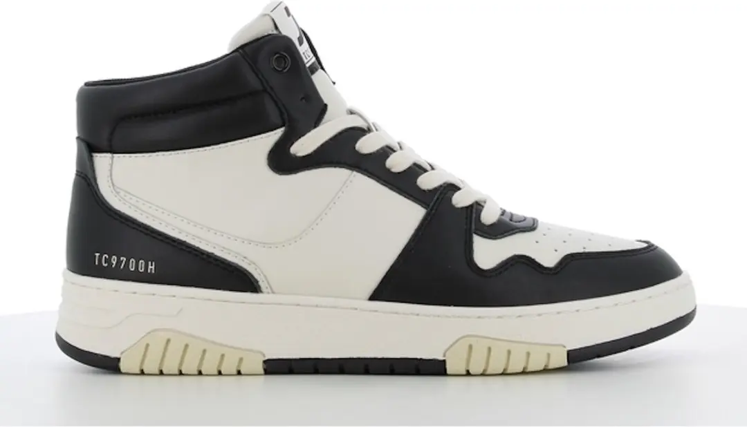 Sj Lifestyle Heren Sneaker Hoog Tc9700 Black/white