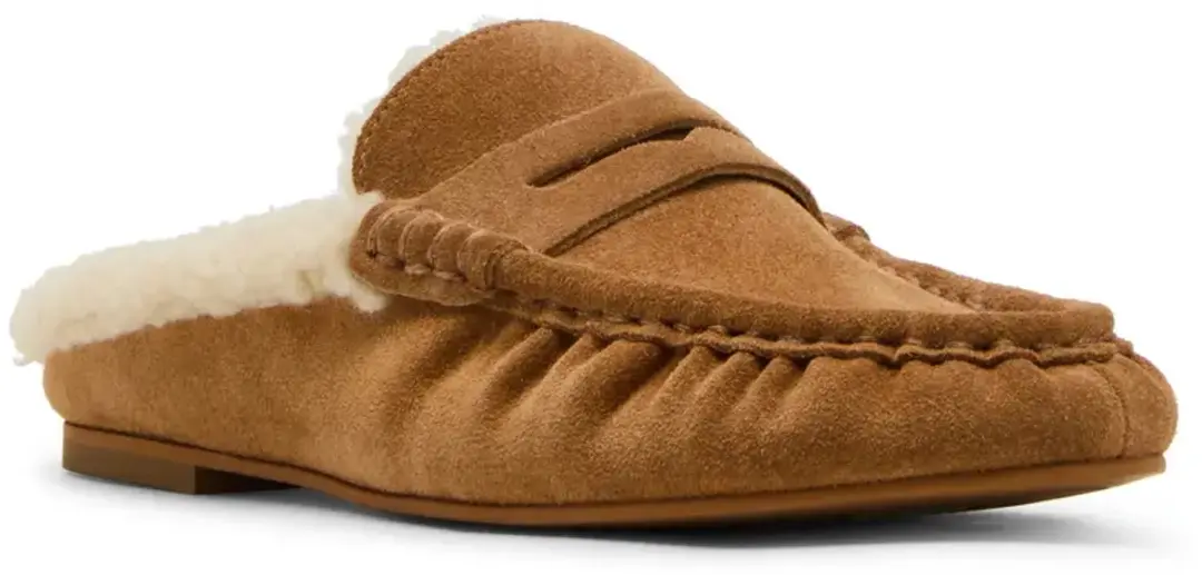 Steve Madden Rafe-F Damesklompen - Tan Suède - 38 - afbeelding 4 van 6