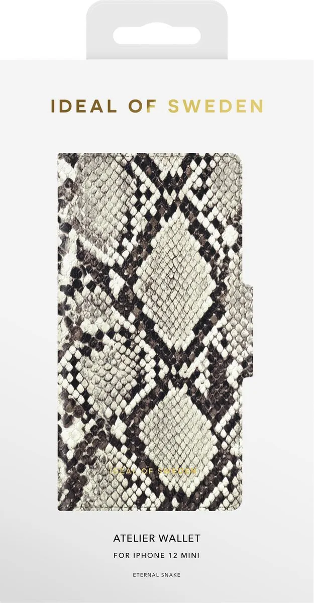 iDeal of Sweden Atelier Wallet iPhone 12 Mini Eternal Snake - IDAW-I2054-231 - afbeelding 5 van 6