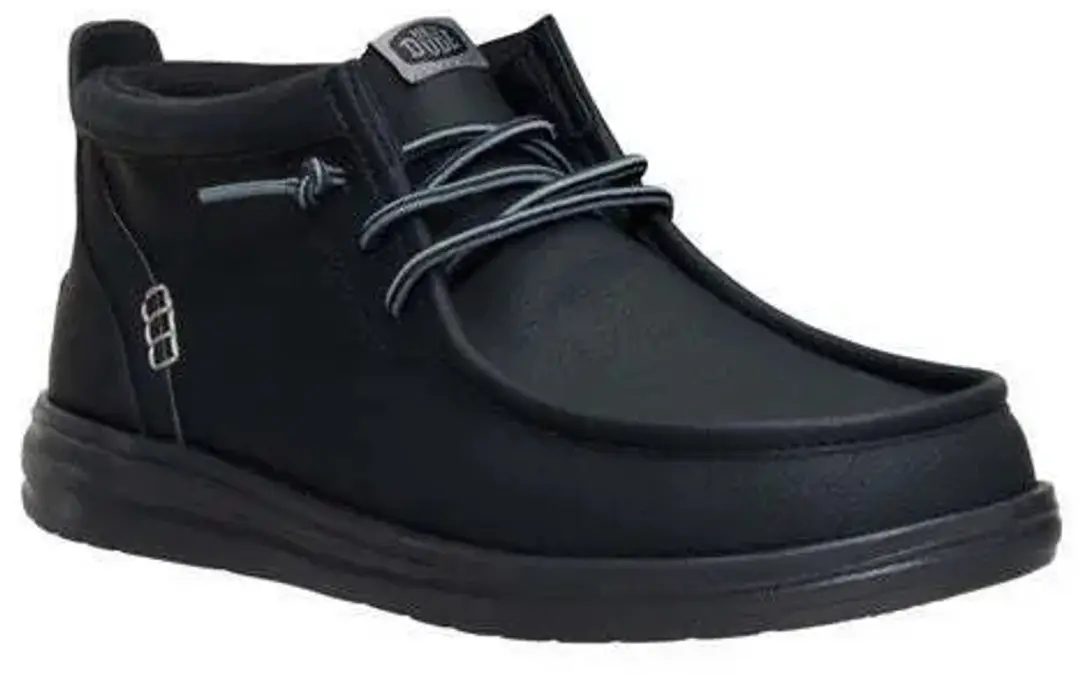 Hey Dude Wally Mid GripR Classic Bootschoenen - Zwart - afbeelding 2 van 2