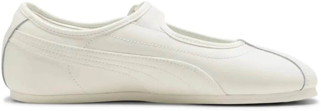 PUMA Tacklette Dames Sneakers - Wit/Goud/Zilver - afbeelding 4 van 6
