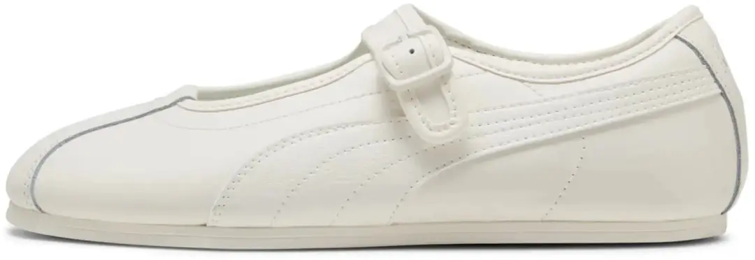 PUMA Tacklette Dames Sneakers - Wit/Goud/Zilver - afbeelding 3 van 6