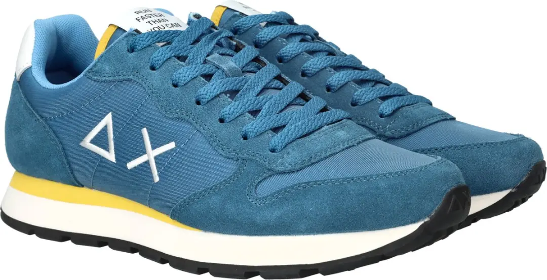 Sun68 Tom Solid Sneakers - Heren - Blauw - Maat 44 - afbeelding 4 van 6