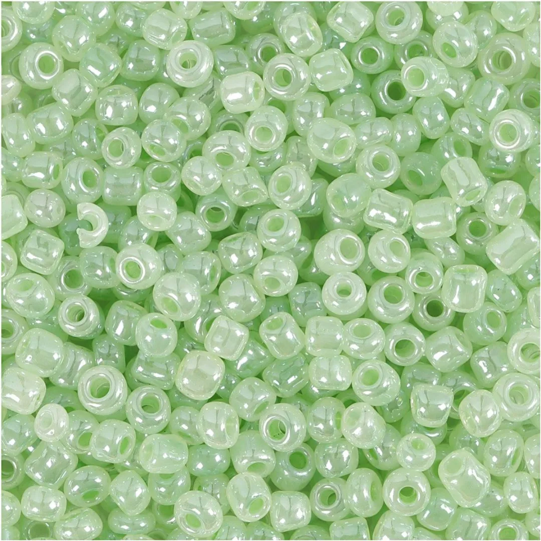 Creativ Company Rocailles 3mm Lichtgroen - 25 Stuks