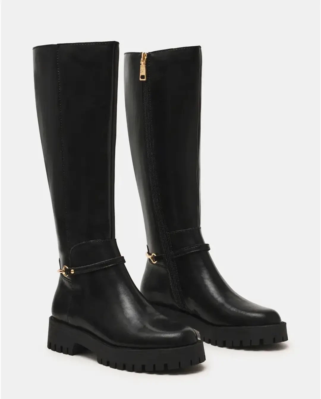 Steve Madden Longshot Dames Laarzen - Zwart - afbeelding 4 van 6