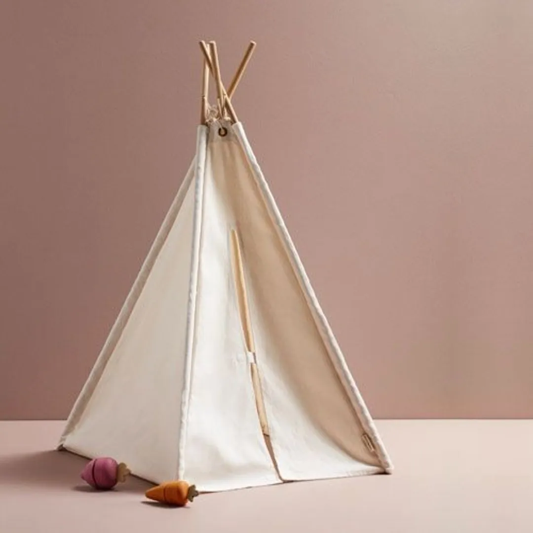 Kids Concept Tipi Wigwam Mini 53x53x75cm - Natuurlijk