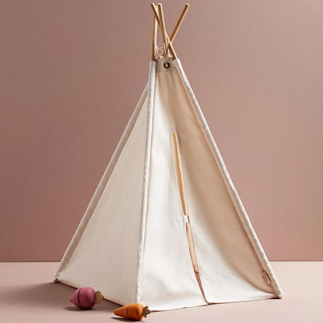 Kids Concept Tipi Wigwam Mini 53x53x75cm - Natuurlijk
